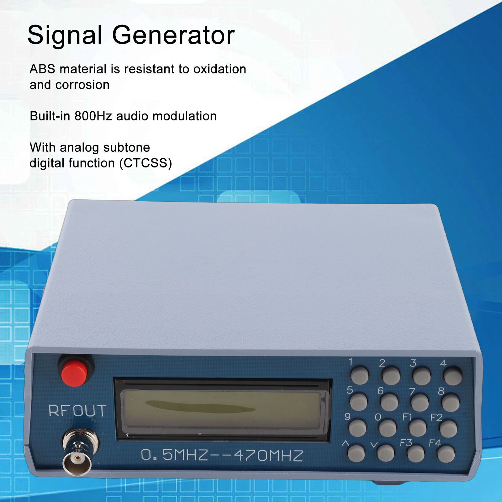 Rf Signal Generator 0.5Mhz To 470Mhz - Générateur de signaux RF, source de